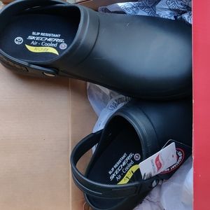 Skechers Arch Fit Slip Resistant shoes.